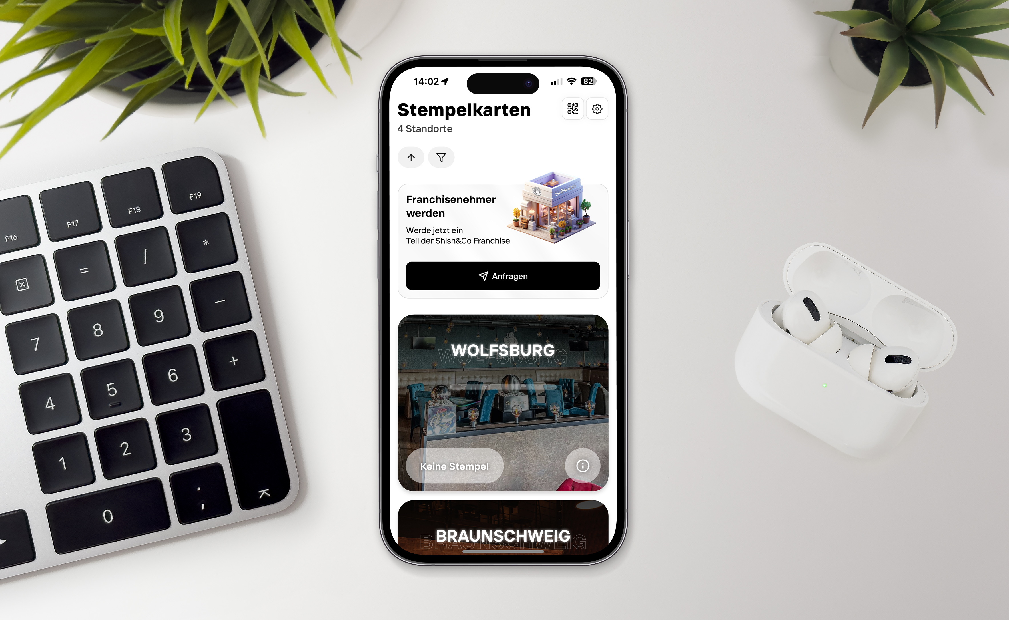 Die digitale Stempelkarte.